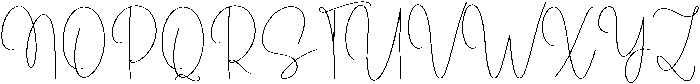 Signature Handmade Regular otf (400) Font UPPERCASE