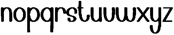 Signature Handmade Regular otf (400) Font LOWERCASE