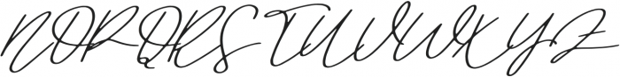 Signature Holiday Regular otf (400) Font UPPERCASE