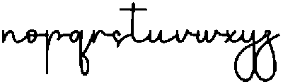 Signature Paradise Regular otf (400) Font LOWERCASE
