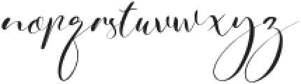 Signature Photopedia Handwriting otf (400) Font LOWERCASE