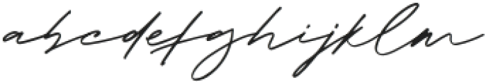Signature Present otf (400) Font LOWERCASE