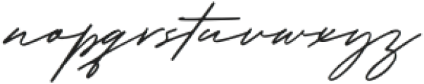 Signature Present otf (400) Font LOWERCASE