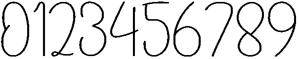 Signature Regular otf (400) Font OTHER CHARS