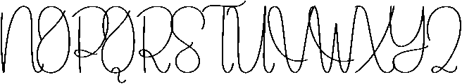 Signature Regular otf (400) Font UPPERCASE