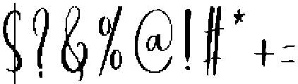 Signature Regular otf (400) Font OTHER CHARS