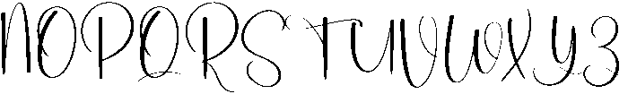 Signature Regular otf (400) Font UPPERCASE