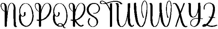 Signature Regular otf (400) Font UPPERCASE