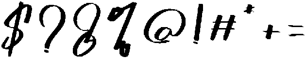 Signature Regular otf (400) Font OTHER CHARS
