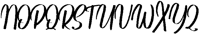 Signature Regular otf (400) Font UPPERCASE