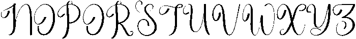 Signature Regular otf (400) Font UPPERCASE