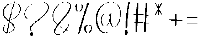 Signature Regular otf (400) Font OTHER CHARS