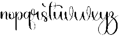 Signature Regular otf (400) Font LOWERCASE