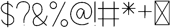 Signature Regular otf (400) Font OTHER CHARS