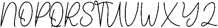 Signature Regular otf (400) Font UPPERCASE