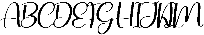 Signature Regular otf (400) Font UPPERCASE