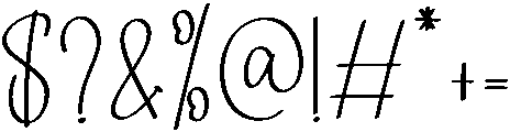 Signature Regular otf (400) Font OTHER CHARS