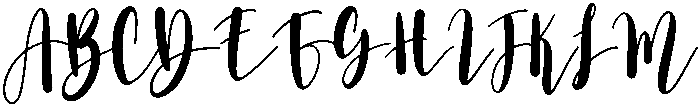 Signature Regular otf (400) Font UPPERCASE