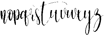 Signature Regular otf (400) Font LOWERCASE