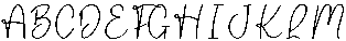 Signature Regular otf (400) Font UPPERCASE