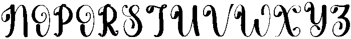 Signature Regular otf (400) Font UPPERCASE