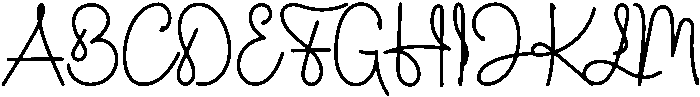 Signature Regular otf (400) Font UPPERCASE