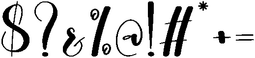 Signature Regular otf (400) Font OTHER CHARS