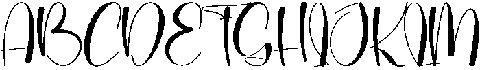 Signature Regular otf (400) Font UPPERCASE