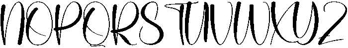 Signature Regular otf (400) Font UPPERCASE