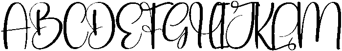 Signature Samantha Regular otf (400) Font UPPERCASE