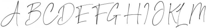 Signature Script Font Regular otf (400) Font UPPERCASE