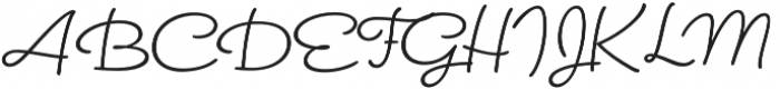 Signature Script otf (400) Font UPPERCASE