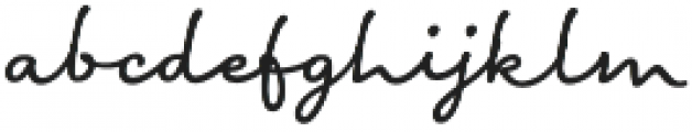 Signature Script otf (400) Font LOWERCASE