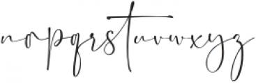 Signature Signature otf (400) Font LOWERCASE