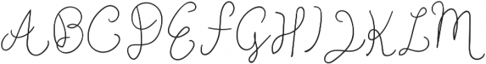 Signature Street otf (400) Font UPPERCASE