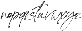Signature United Italic otf (400) Font LOWERCASE