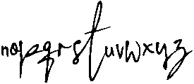 Signature otf (400) Font LOWERCASE