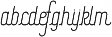 Signature otf (400) Font LOWERCASE