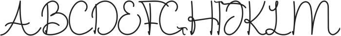 SignatureCalligraphy Regular otf (400) Font UPPERCASE