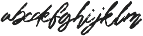 SignatureGonRegular otf (400) Font LOWERCASE