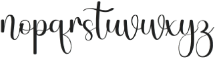 SignatureHandwriting Regular otf (400) Font LOWERCASE