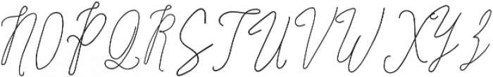 SignatureScript ttf (400) Font UPPERCASE