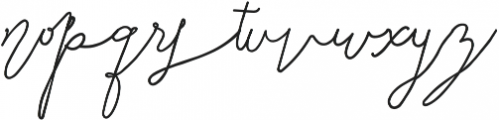 SignatureScriptBoldAlt ttf (700) Font LOWERCASE