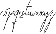 Signatureyou otf (400) Font LOWERCASE