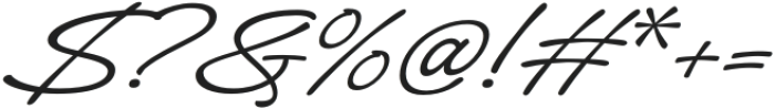 Signaturide Script otf (400) Font OTHER CHARS