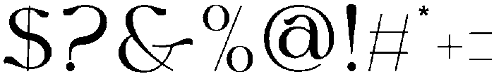 Signer Regular otf (400) Font OTHER CHARS