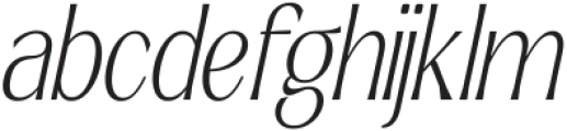 Signora Classica Extra Light Condensed Slant ttf (200) FONT