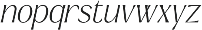 Signora Classica Extra Light Slant ttf (200) Font LOWERCASE
