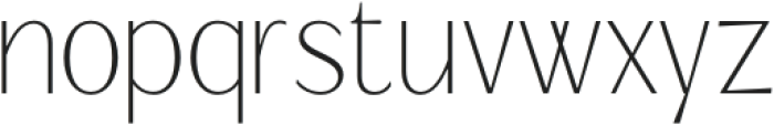 Signora Classica Sans Thin otf (100) Font LOWERCASE