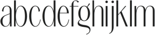 Signora Regular otf (400) Font LOWERCASE